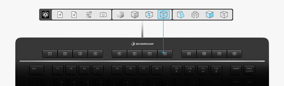 3Dconnexion Keyboard Pro with Numpad